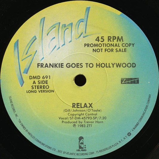 Frankie Goes To Hollywood : Relax (12", Promo, SRC)