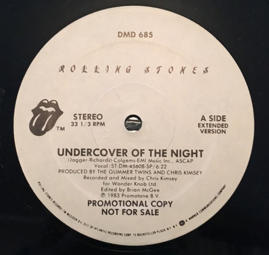 Rolling Stones* : Undercover Of The Night (12", Promo)