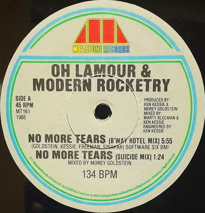 Oh Lamour* & Modern Rocketry : No More Tears (12")