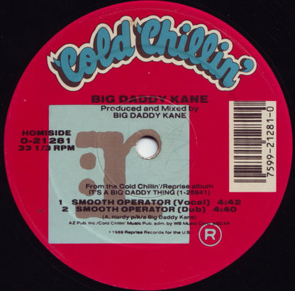 Big Daddy Kane : Smooth Operator / Warm It Up Kane (12", Maxi)