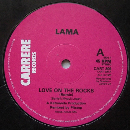 Lama : Love On The Rocks (Remix) (12")