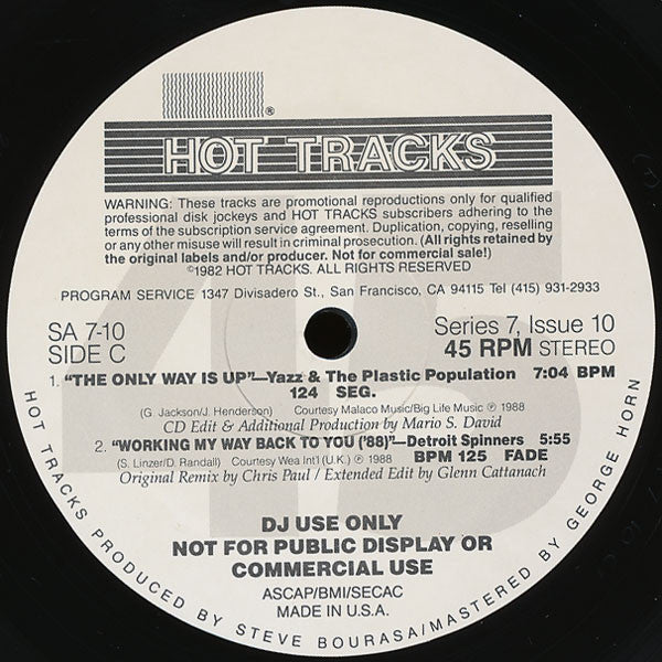 Various : Hot Tracks Series 7, Issue 10 (2x12", Comp, Promo)