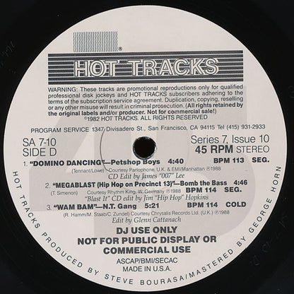 Various : Hot Tracks Series 7, Issue 10 (2x12", Comp, Promo)