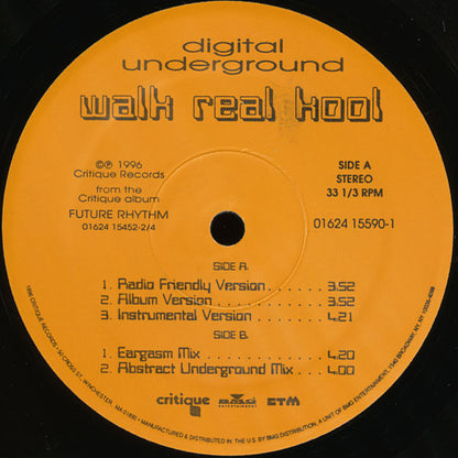 Digital Underground : Walk Real Kool (12")