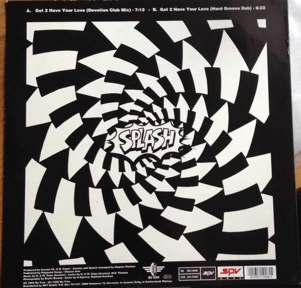 Splash (3) : Got 2 Have Your Love (12")