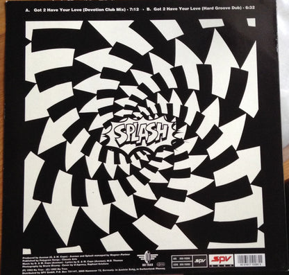 Splash (3) : Got 2 Have Your Love (12")