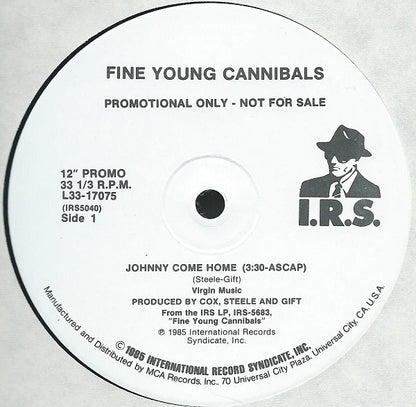 Fine Young Cannibals : Johnny Come Home (12", Single, Promo)