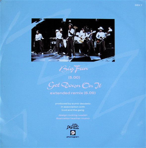Kool & The Gang : Big Fun / Get Down On It (Extended Remix) (12", Single)