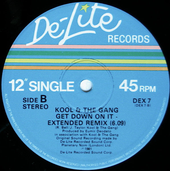 Kool & The Gang : Big Fun / Get Down On It (Extended Remix) (12", Single)