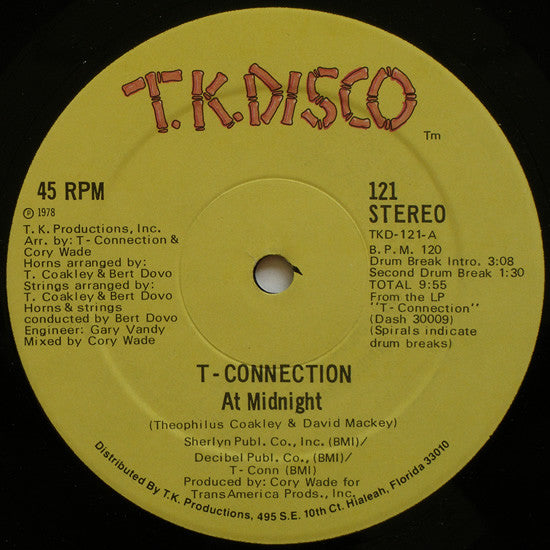 T-Connection : At Midnight (12")