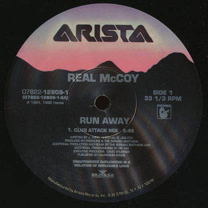 Real McCoy : Run Away (12")