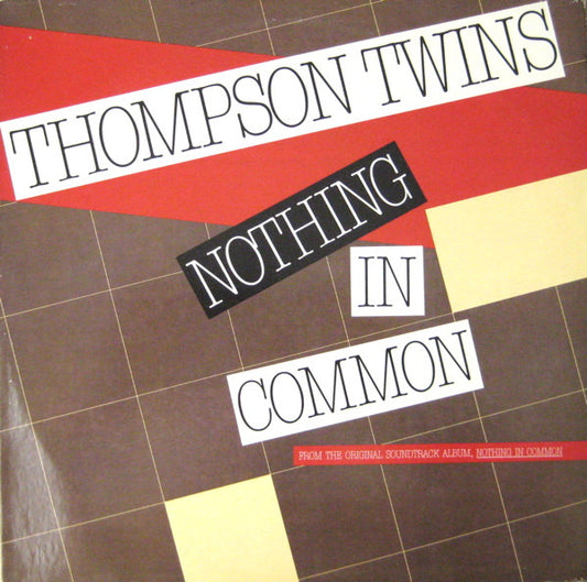 Thompson Twins : Nothing In Common (12", Single)