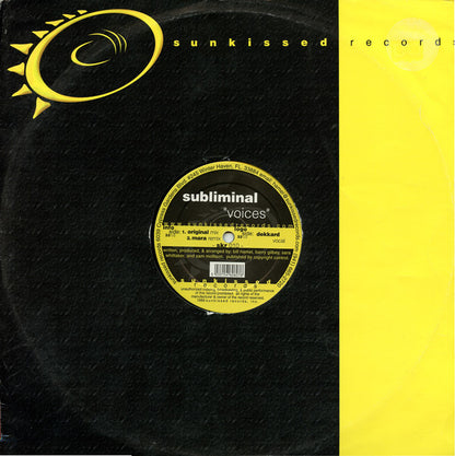 Subliminal (4) : Voices (12")