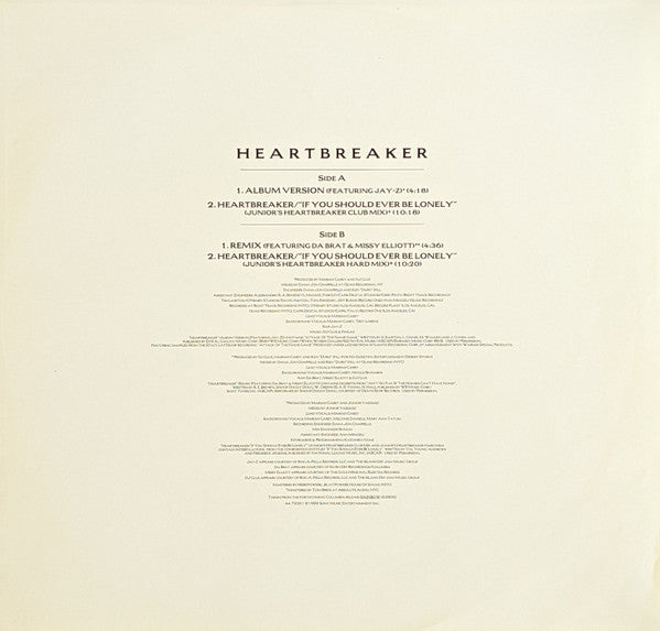 Mariah* : Heartbreaker (12")