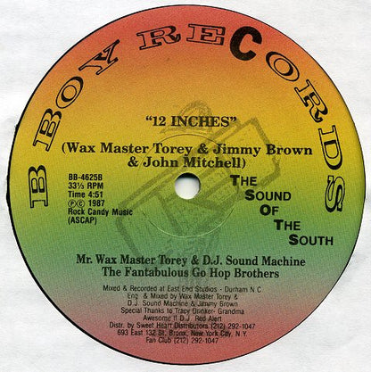 Mr. Wax Master Torey & D.J. Sound Machine* : 12 Inches The Hard Way (12", Rai)