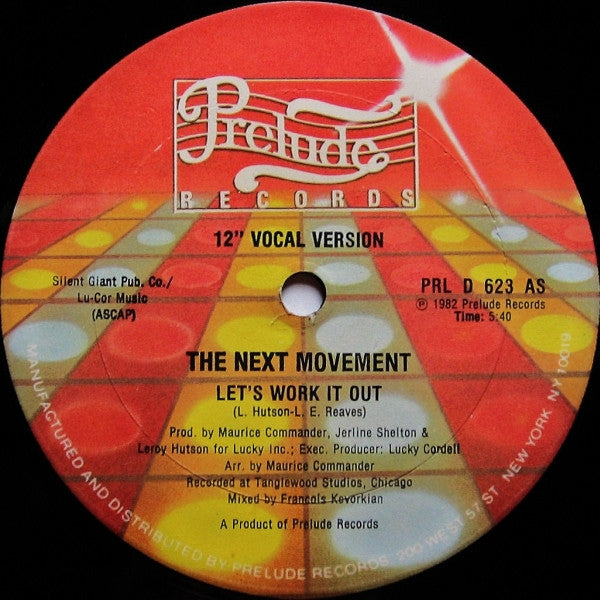 The Next Movement : Let's Work It Out (12")