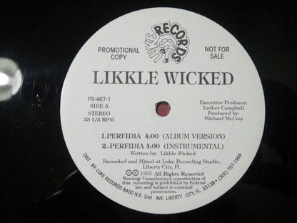Likkle Wicked Featuring Foxy Brown (2) : Perfidia (12", Promo)