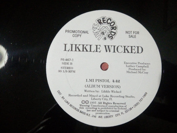 Likkle Wicked Featuring Foxy Brown (2) : Perfidia (12", Promo)