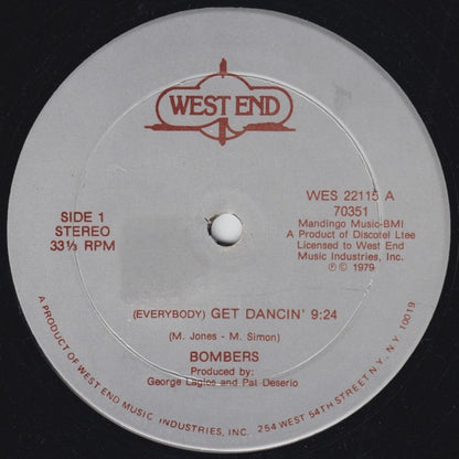 Bombers : (Everybody) Get Dancin' (12", Single)