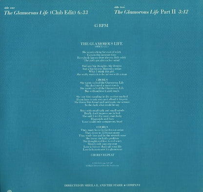 Sheila E. : The Glamorous Life (12", Maxi, All)