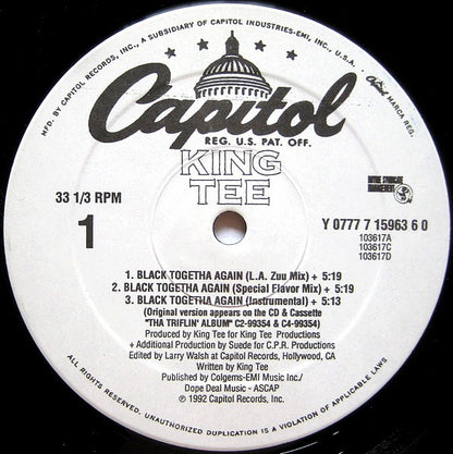 King Tee : Black Togetha Again (12")