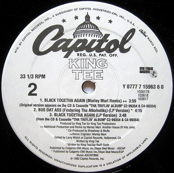 King Tee : Black Togetha Again (12")