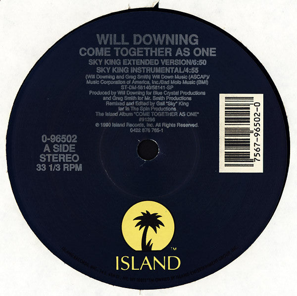Will Downing : Come Together As One (12")