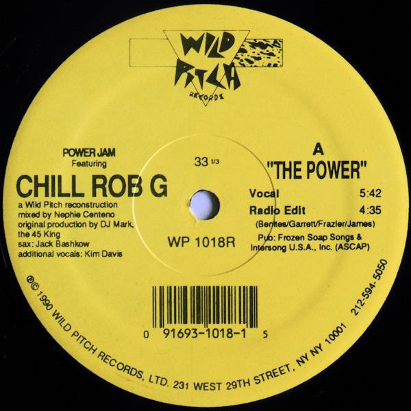Power Jam Featuring Chill Rob G : The Power (12", RE)