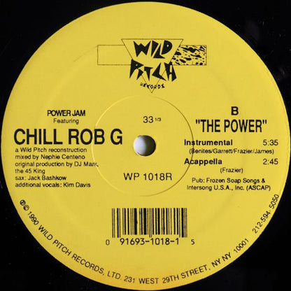 Power Jam Featuring Chill Rob G : The Power (12", RE)