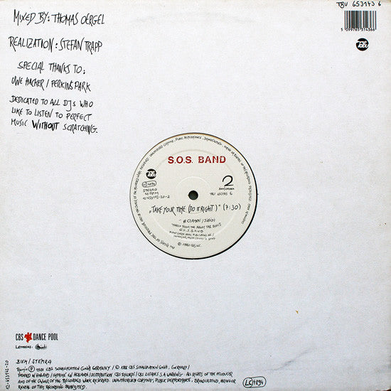 The S.O.S. Band : The Official Bootleg Mega-Mix B/W Take Your time (Do It Right) (12", Maxi)