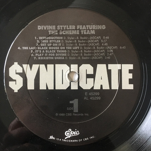 Divine Styler Featuring The Scheme Team : Word Power (LP, Album)
