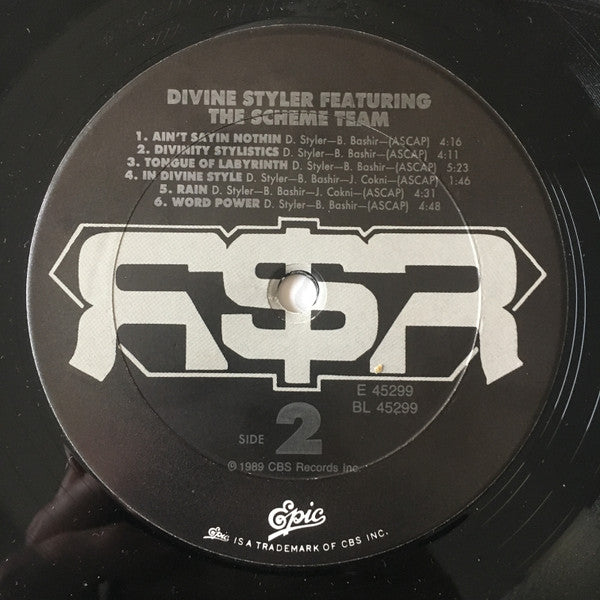 Divine Styler Featuring The Scheme Team : Word Power (LP, Album)