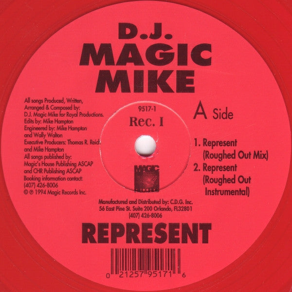 D.J. Magic Mike* : Represent (2x12", Red)