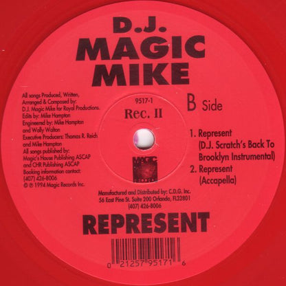 D.J. Magic Mike* : Represent (2x12", Red)