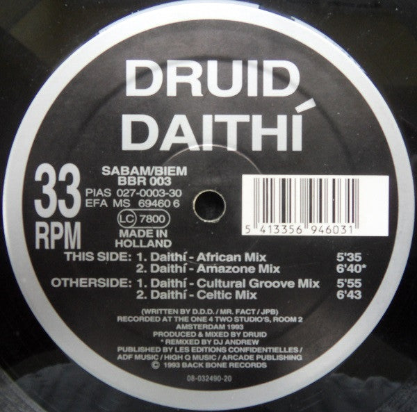 Druid : Daithi (12")