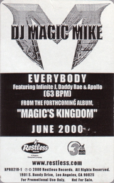 DJ Magic Mike : Everybody (12", Promo, Cle)
