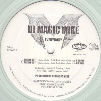 DJ Magic Mike : Everybody (12", Promo, Cle)