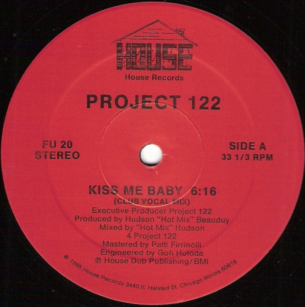 Project 122 : Kiss Me Baby (12")