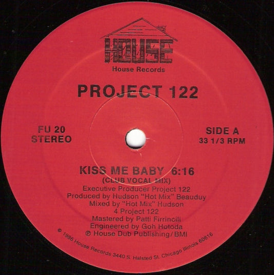Project 122 : Kiss Me Baby (12")