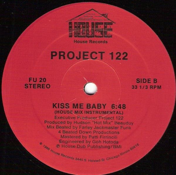 Project 122 : Kiss Me Baby (12")