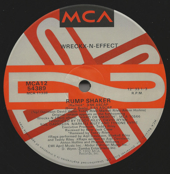 Wreckx-N-Effect* : Rump Shaker (12")