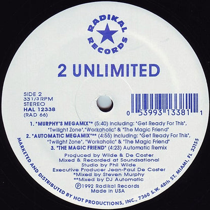 2 Unlimited : The Magic Friend (12")