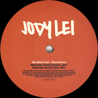 Jody Lei : All About Lei: Showdown (12", Promo)