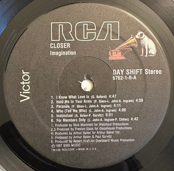Imagination : Closer (LP, Album)