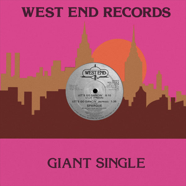 Sparque : Let's Go Dancin' (12", Single)