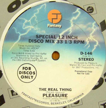 Pleasure (4) : Glide (12", Promo)