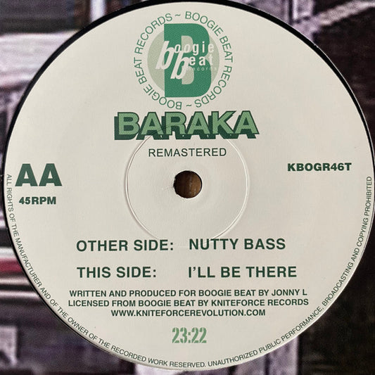 Baraka : Nutty Bass / I'll Be There (12", RE, RM)