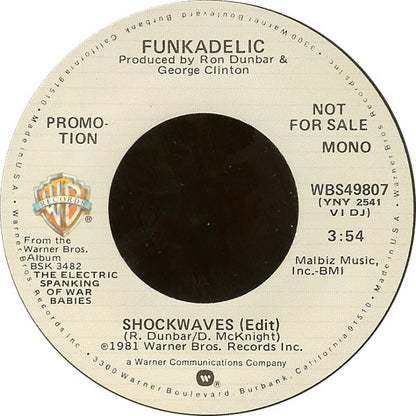 Funkadelic : Shockwaves (7", Promo)