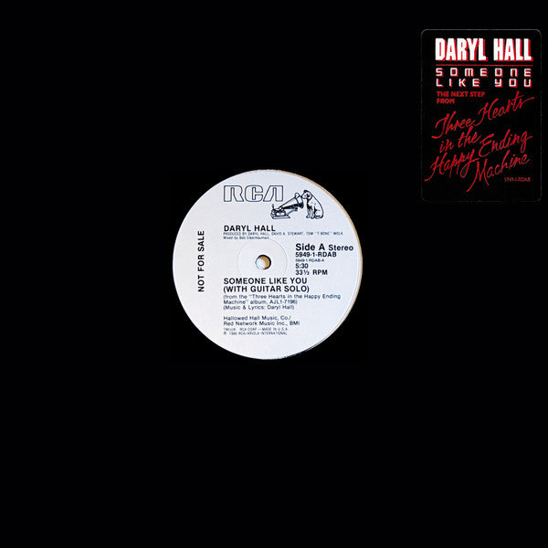 Daryl Hall : Someone Like You (12", Promo)