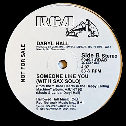 Daryl Hall : Someone Like You (12", Promo)